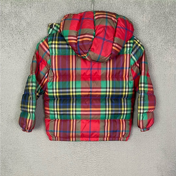 Kids polo Ralph Lauren plaid puffer jacket - Picture 4 of 4
